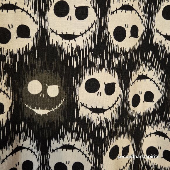 LuLaRoe Irma Top Lg Jack Skellington High Low Tunic Nightmare Before Christmas - Picture 3 of 6